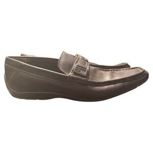 Calvin Klein Hudson Men's Brown‎ Leather Loafer Shoes Size 10M